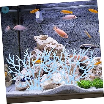 Amazon.co.jp: NESTINGHO 1個 人工 珊瑚 ブルーコーラル 水槽の